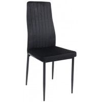 Стул AksHome RUM (РУМ) черный велюр G062-50/черный