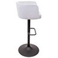 Стул барный AksHome SABA (Саба) светло-серый велюр HCJ-37/черный купить в Минске