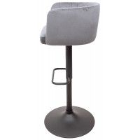 Стул барный AksHome SABA (Саба) темно-серый велюр HCJ-40/черный купить в Минске Стул барный AksHome SABA (Саба) темно-серый велюр HCJ-40/черный купить в Минске