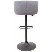 Стул барный AksHome SABA (Саба) темно-серый велюр HCJ-40/черный купить в Минске Стул барный AksHome SABA (Саба) темно-серый велюр HCJ-40/черный купить в Минске