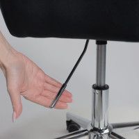 Стул AksHome SARK (Сарк) черный велюр HCJ-50/хром купить в Минске