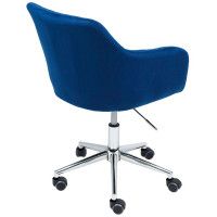 Стул AksHome SARK (Сарк) синий велюр/хром купить в Минске