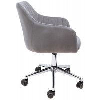 Стул AksHome SARK (Сарк) серый велюр/хром купить в Минске