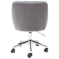 Стул AksHome SARK (Сарк) серый велюр/хром купить в Минске