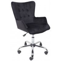 Кресло BELLA (Белла) Seven 035 велюр/черный