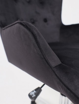 Кресло BELLA (Белла) Seven 035 велюр/черный