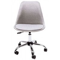 Кресло поворотное AksHome SHELL ткань светло-серый купить в Минске
