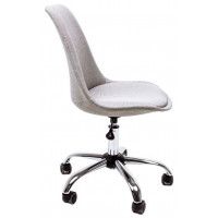 Кресло поворотное AksHome SHELL ткань светло-серый купить в Минске