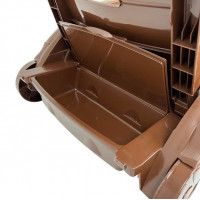 Шезлонг складной на колесах шоколадный купить в Минске