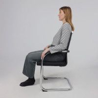 Кресло AksHome SKID (Скид) черный/хром купить в Минске Кресло AksHome SKID (Скид) черный/хром купить в Минске