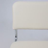 Стул Славия кремовый кожзам/хром купить в Минске Стул Славия кремовый кожзам/хром купить в Минске