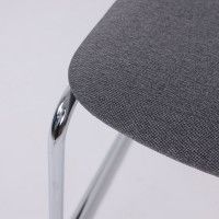 Стул Славия Leto 68 темно-серая ткань/хром купить в Минске