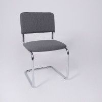 Стул Славия Leto 68 темно-серая ткань/хром купить в Минске