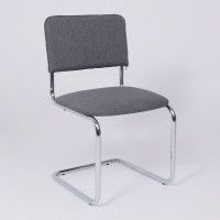 Стул Славия Leto 68 темно-серая ткань/хром купить в Минске