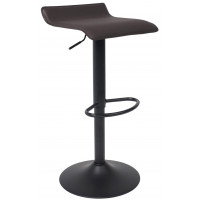 Стул барный AksHome SLIM (Слим) экокожа коричневый/черный