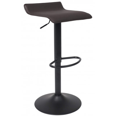 Стул барный AksHome SLIM (Слим) экокожа коричневый/черный купить в Минске