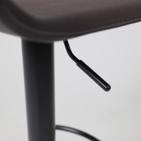 Стул барный AksHome SLIM (Слим) экокожа коричневый/черный купить в Минске