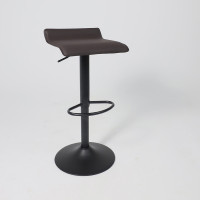 Стул барный AksHome SLIM (Слим) экокожа коричневый/черный купить в Минске