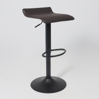 Стул барный AksHome SLIM (Слим) экокожа коричневый/черный купить в Минске