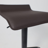 Стул барный AksHome SLIM (Слим) экокожа коричневый/черный купить в Минске