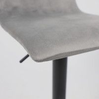 Стул барный AksHome SLIM (Слим) серый велюр 8167-54/черный купить в Минске