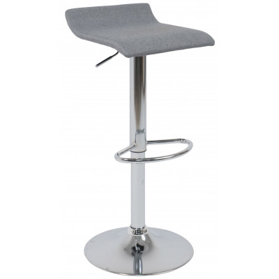 Стул барный AksHome SLIM (Слим) серая ткань XC188-5/хром купить в Минске