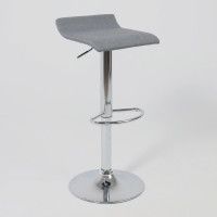 Стул барный AksHome SLIM (Слим) серая ткань XC188-5/хром купить в Минске Стул барный AksHome SLIM (Слим) серая ткань XC188-5/хром купить в Минске