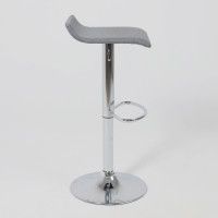 Стул барный AksHome SLIM (Слим) серая ткань XC188-5/хром купить в Минске Стул барный AksHome SLIM (Слим) серая ткань XC188-5/хром купить в Минске