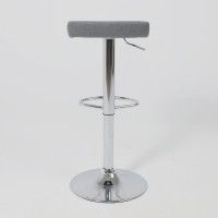 Стул барный AksHome SLIM (Слим) серая ткань XC188-5/хром купить в Минске Стул барный AksHome SLIM (Слим) серая ткань XC188-5/хром купить в Минске