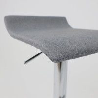 Стул барный AksHome SLIM (Слим) серая ткань XC188-5/хром купить в Минске Стул барный AksHome SLIM (Слим) серая ткань XC188-5/хром купить в Минске