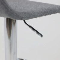 Стул барный AksHome SLIM (Слим) серая ткань XC188-5/хром купить в Минске Стул барный AksHome SLIM (Слим) серая ткань XC188-5/хром купить в Минске