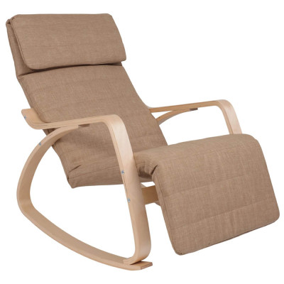 Кресло-качалка AksHome Smart (Смарт) ткань бежевый 864-9 купить в Минске