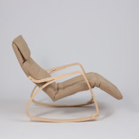 Кресло-качалка AksHome Smart (Смарт) ткань бежевый 864-9 купить в Минске