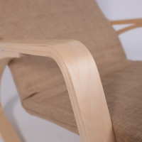 Кресло-качалка AksHome Smart (Смарт) ткань бежевый 864-9 купить в Минске