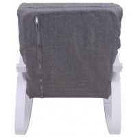 Кресло-качалка AksHome Smart (Смарт) ткань серый/белый купить в Минске Кресло-качалка AksHome Smart (Смарт) ткань серый/белый купить в Минске