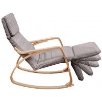 Кресло-качалка AksHome Smart (Смарт) ткань серый купить в Минске Кресло-качалка AksHome Smart (Смарт) ткань серый купить в Минске