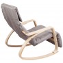 Кресло-качалка AksHome Smart (Смарт) ткань серый