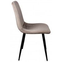 Стул AksHome Solar Black (Солар) бежевый велюр/черный купить в Минске