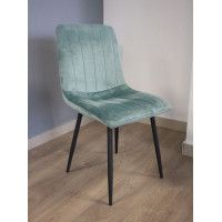 Стул AksHome Solar Black (Солар) бутылочный велюр/черный купить в Минске