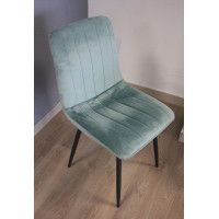 Стул AksHome Solar Black (Солар) бутылочный велюр/черный купить в Минске