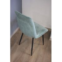 Стул AksHome Solar Black (Солар) бутылочный велюр/черный купить в Минске