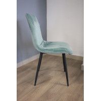 Стул AksHome Solar Black (Солар) бутылочный велюр/черный купить в Минске