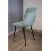 Стул AksHome Solar Black (Солар) бутылочный велюр/черный купить в Минске