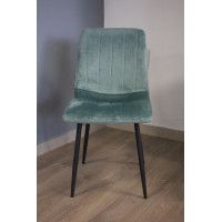 Стул AksHome Solar Black (Солар) бутылочный велюр/черный купить в Минске