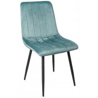 Стул AksHome Solar Black (Солар) бутылочный велюр/черный