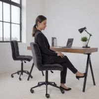 Кресло AksHome Sonata (Соната) черный шенилл Ote Canna 460/черный купить в Минске