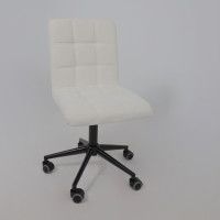 Кресло AksHome Sonata (Соната) молочный шенилл Ote Canna 100/черный купить в Минске