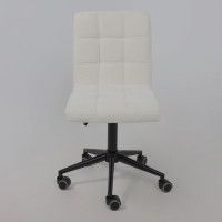 Кресло AksHome Sonata (Соната) молочный шенилл Ote Canna 100/черный купить в Минске