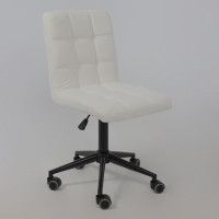 Кресло AksHome Sonata (Соната) молочный шенилл Ote Canna 100/черный купить в Минске