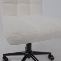 Кресло AksHome Sonata (Соната) молочный шенилл Ote Canna 100/черный купить в Минске